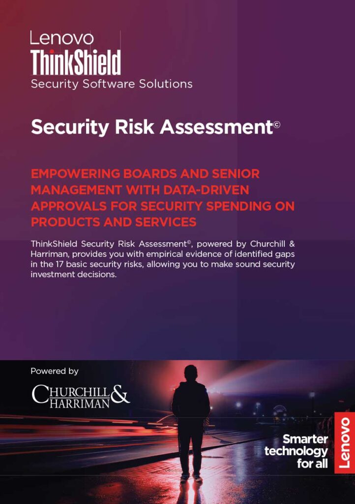 C&H announces collaboration with Lenovo with the launch of our Security Risk Assessment©